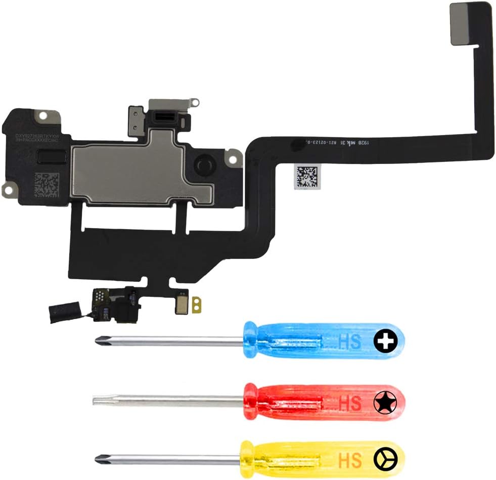 Compare MMOBIEL Earpiece Speaker Compatible with iPhone 11 2019  EarspeakerEar Piece Replacement  Incl Proximity Sensor and Screwdrivers at KSA Price