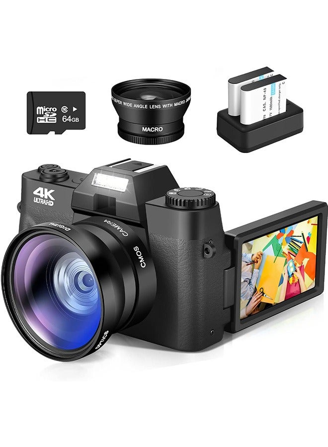 Digital Cameras for Photography, 4K 56MP Vlogging…