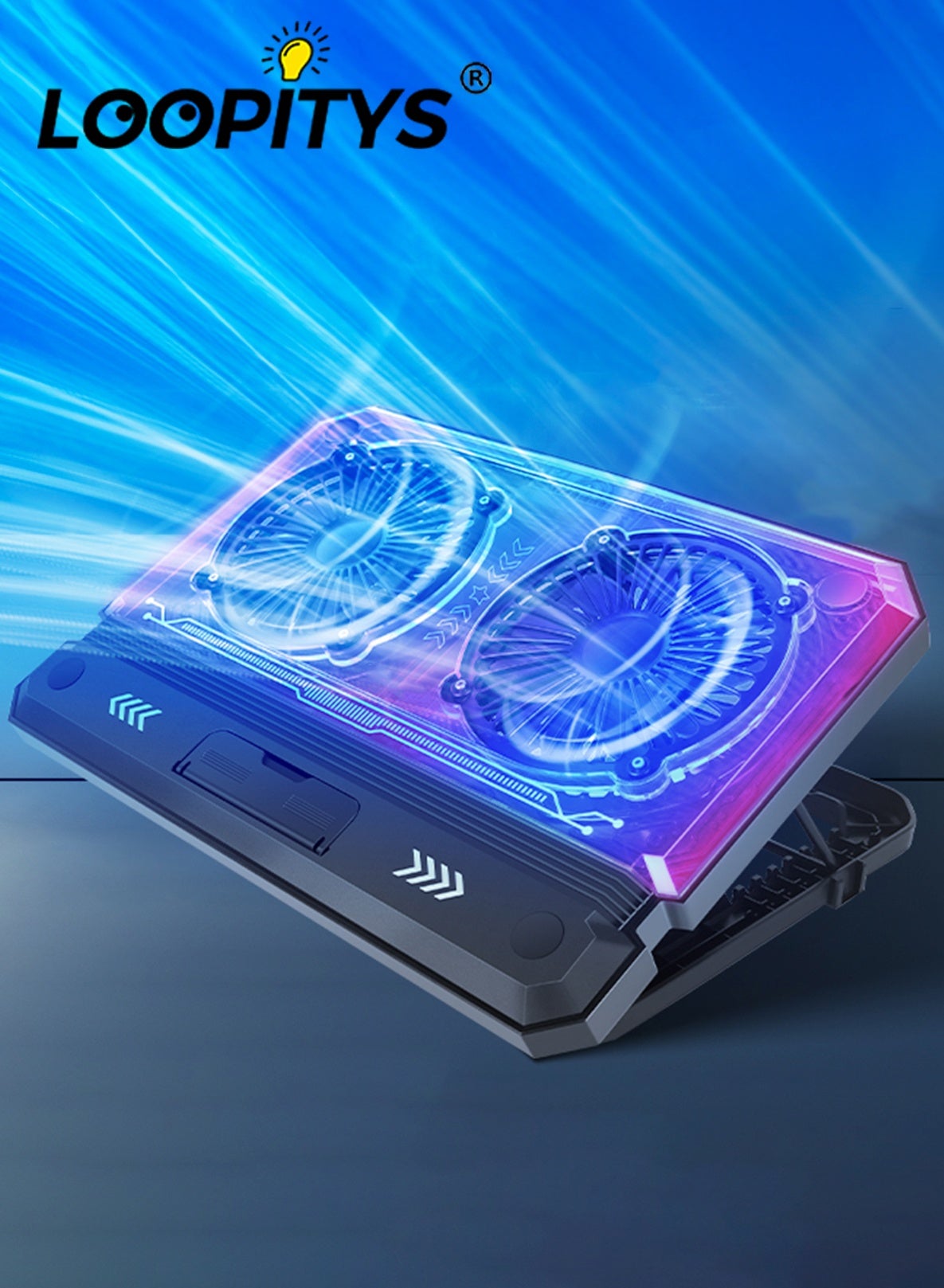 Gaming Laptop Cooling Pad with RGB Lighting,…