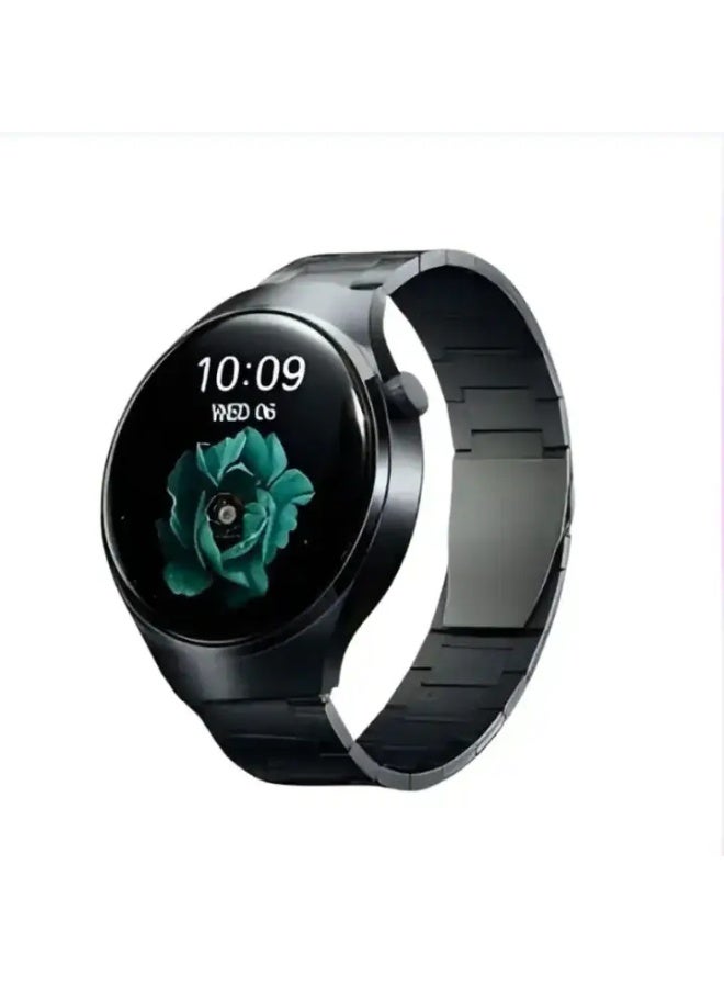 Compare Smart Watch Black Super AMOLED Display with Bluetooth Calling Long Battery Life 3 Premium Strap Health Monitor Sports & Fitness Tracker For Men at KSA Price