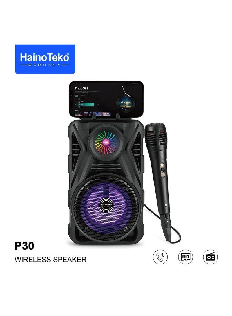 P30 Wireless Bluetooth Speaker | RGB LED Lights |…