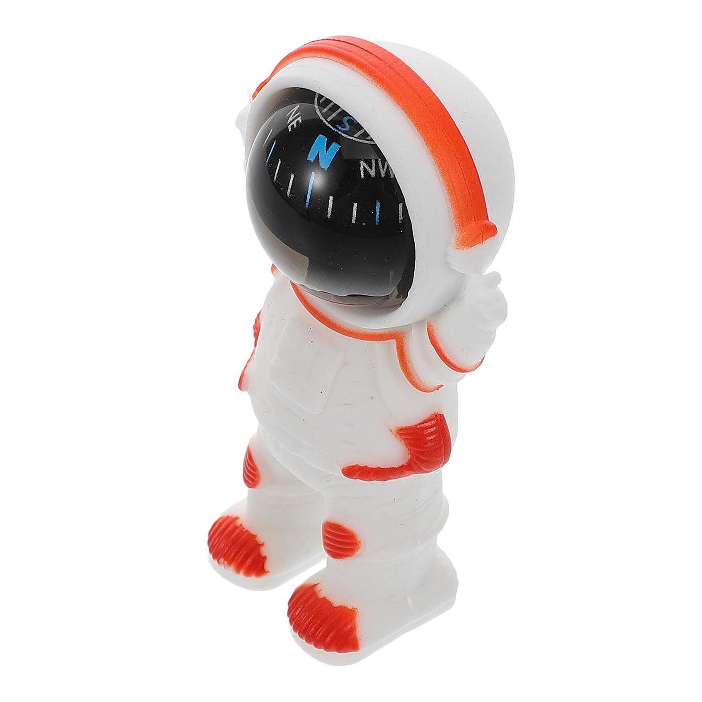 Orange Astronaut Compass Car Dashboard Decor Portable…