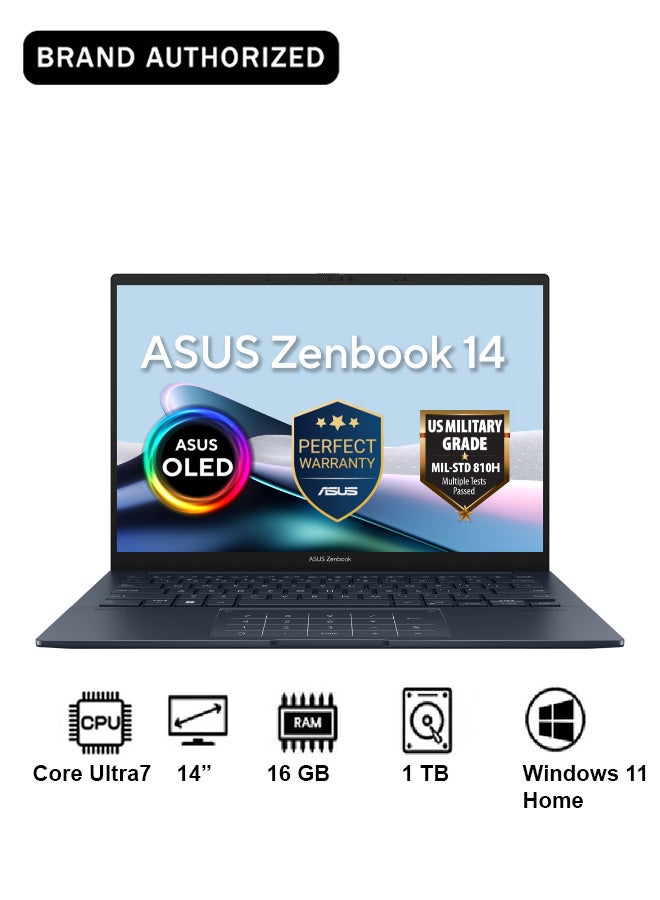Zenbook 14 Laptop With 14-Inch Display,CORE ULTRA…