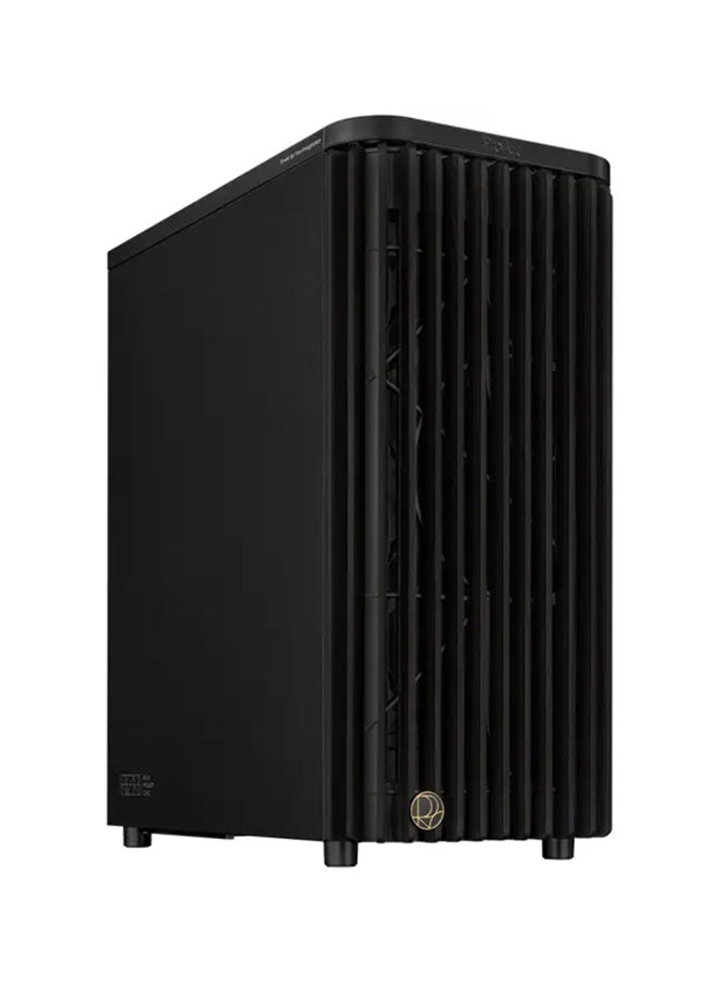 Compare ProArt PA401 Wood Edition MidTower ATX Case – Metal Side Panel, FSCCertified Ash Wood Front, 2x160mm Front + 1x120mm Rear Fans, 240mm Radiator Support, 5Port PWM Fan Hub, USB 3.2 Gen 2x2 TypeC, ToolFree HDD, Cable Management, Dust Filters, Black at KSA Price