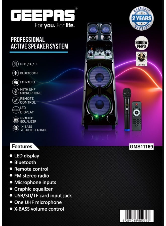 Geepas Professional Active Speaker System- GMS11169|…