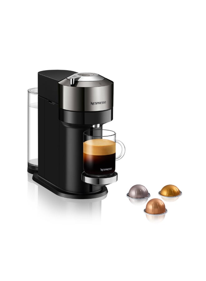 Compare Vertuo Next GCV1 Capsule Coffee Machine, Brews 7 Cup Sizes for Black Coffee, 1.1 L 1500 W GCV1GBMBNE2 Metallic at KSA Price