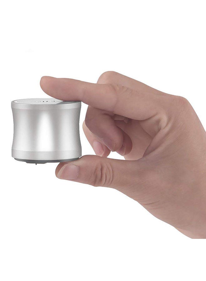 Compare Mini Wireless Bluetooth Bass Speaker Silver at KSA Price