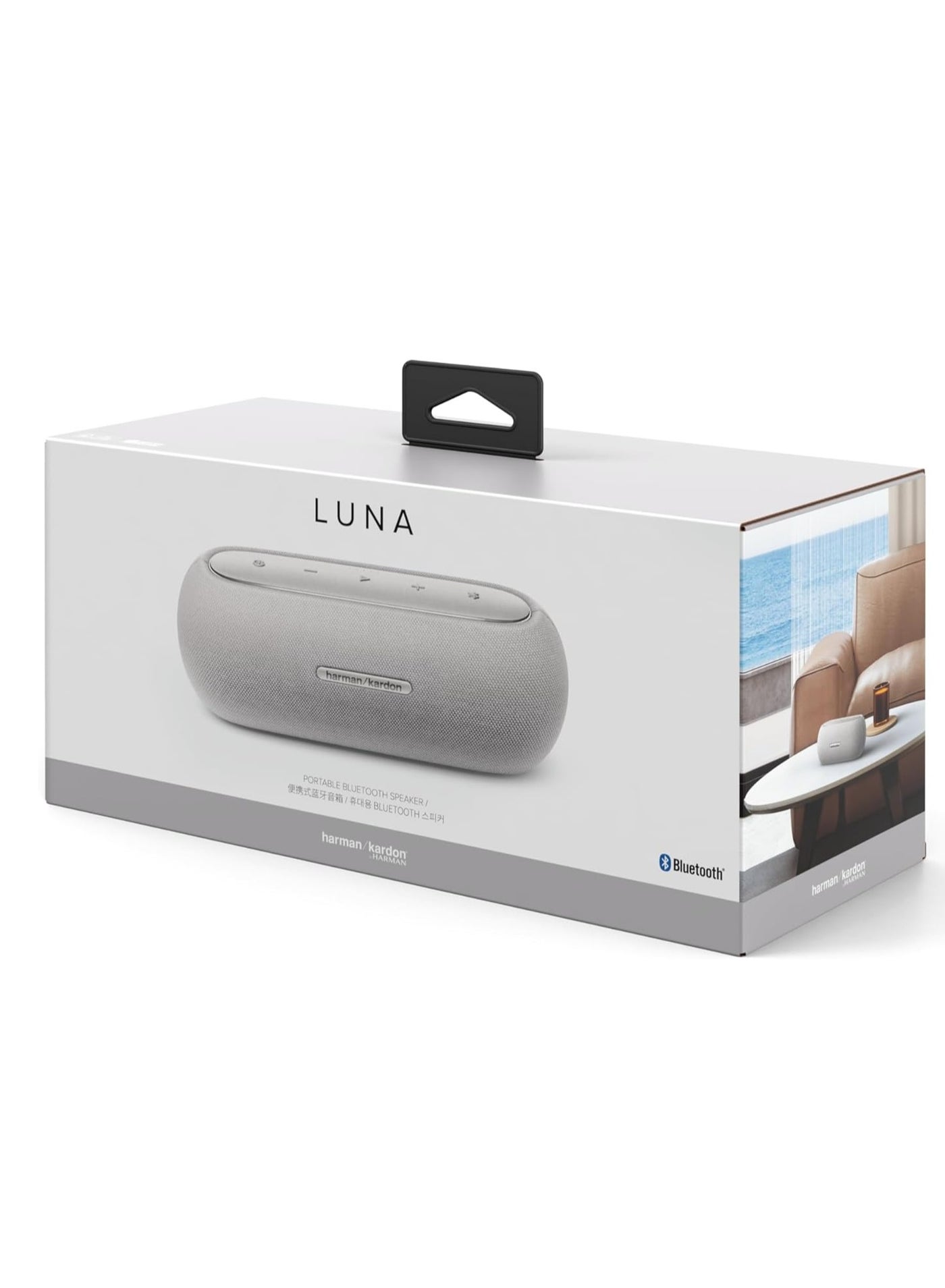 Compare HARMAN KARDON LUNA ELEGANT PORTABLE BLUETOOTH SPEAKER GRAY at KSA Price