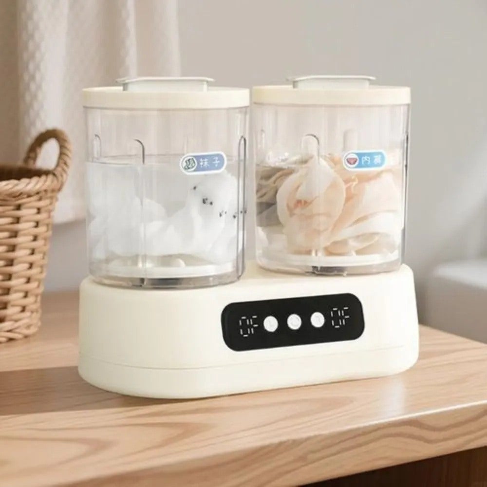 Compare Portable Mini Washing Machine With Dual Tub Design at KSA Price