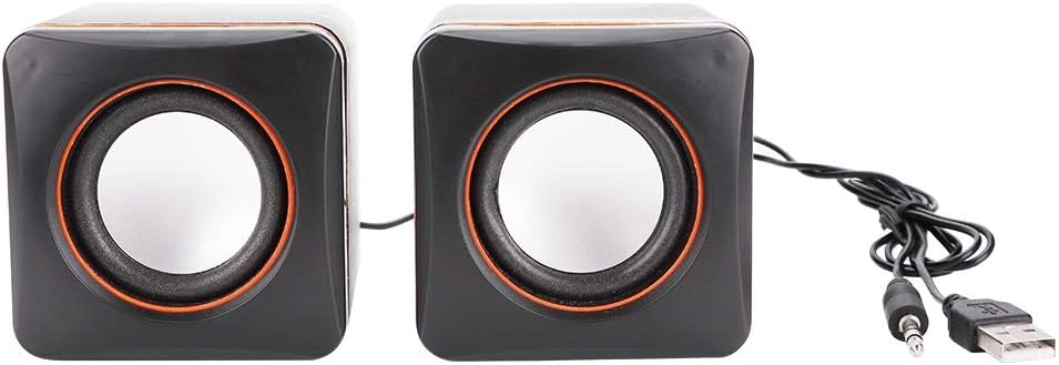 Mini USB Wired Speaker, 3.5mm Jack Stereo Speaker…