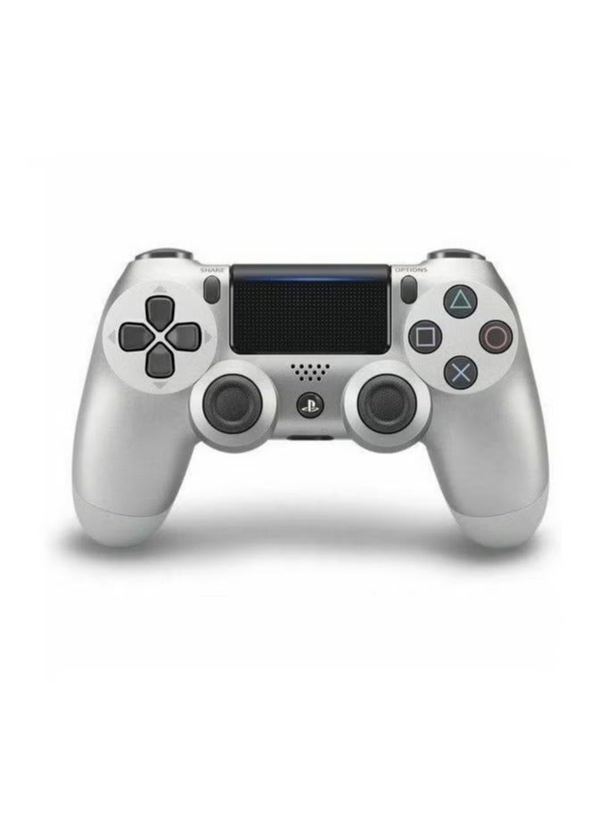 Compare Wireless Controller for PS4 – Silver, Precision Control, DualMotor Vibration, BuiltIn Touchpad, Integrated Speaker, 3.5mm Audio Jack, Rechargeable Battery, Comfortable Ergonomic Design at KSA Price