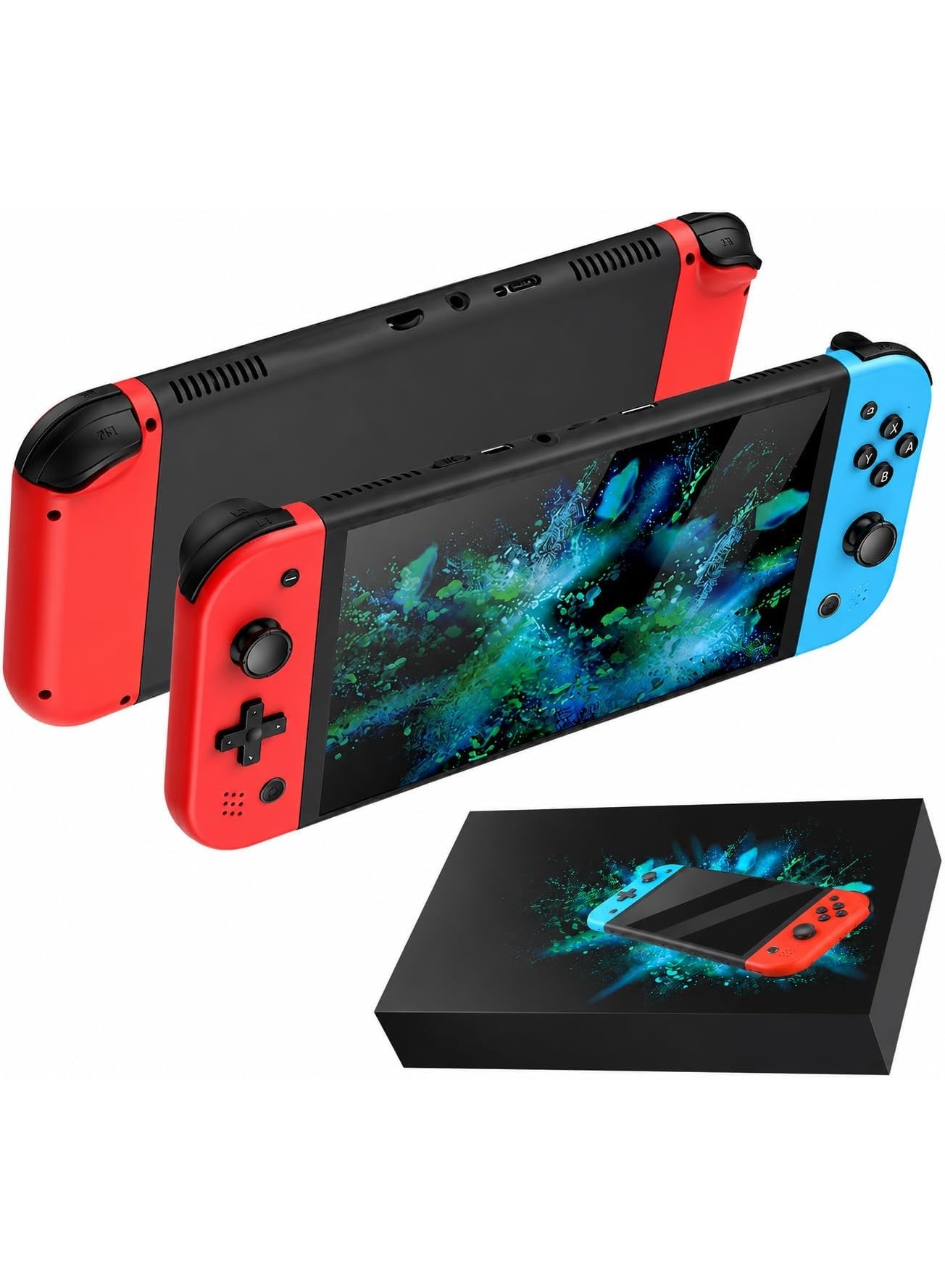 Compare M20 Handheld Gaming Console, 7 Inch IPS LCD, 30+ Gaming Formats, Red and Blue, 64GB Storage, 600x1024 Resolution at KSA Price