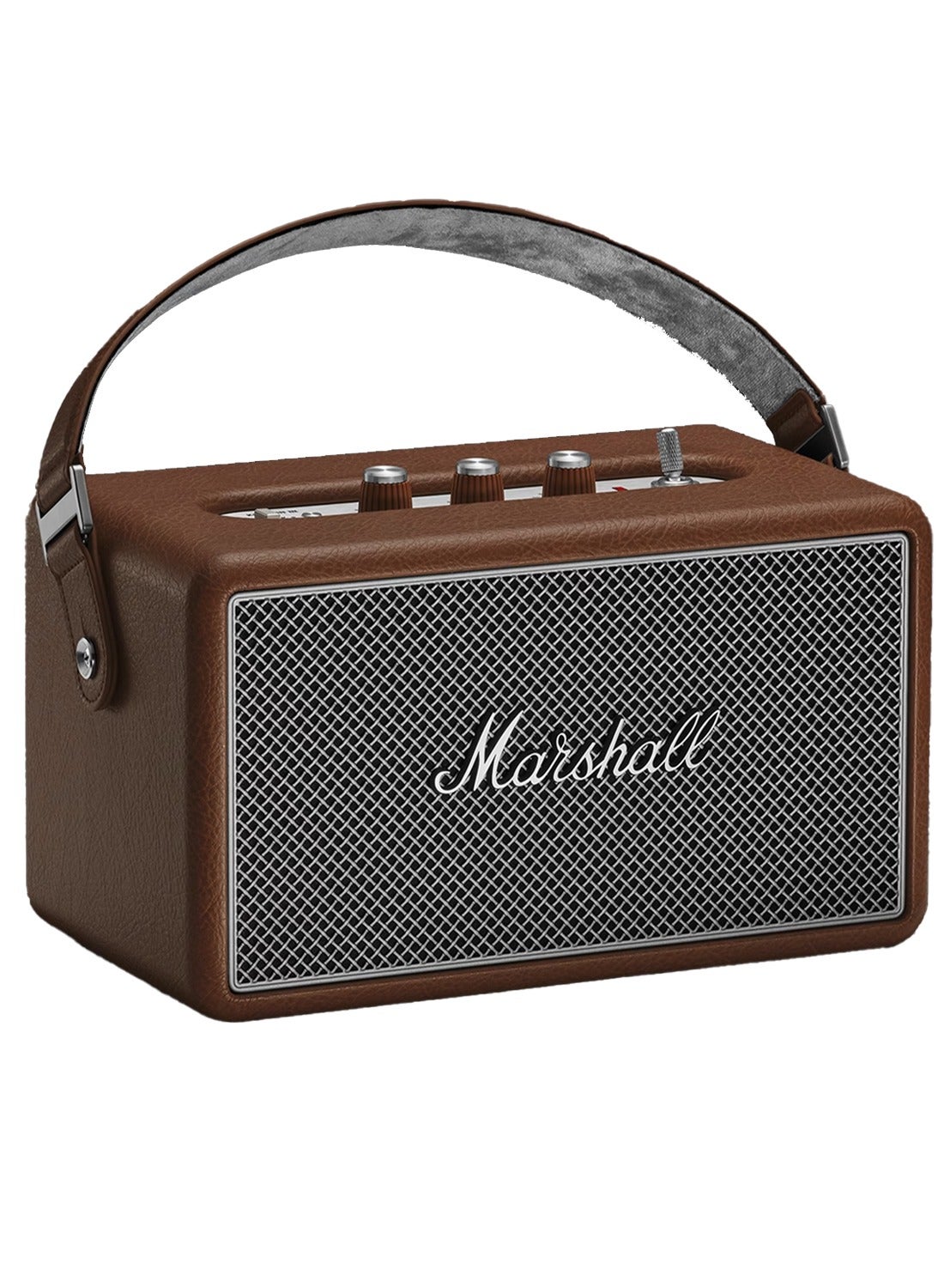 Compare Kilburn III Portable Bluetooth Speaker, 50+ Hours Battery Life, 360° Sound, IP54 Water & Dust Resistance, Vintage Design, USBC Charging  Brown at KSA Price