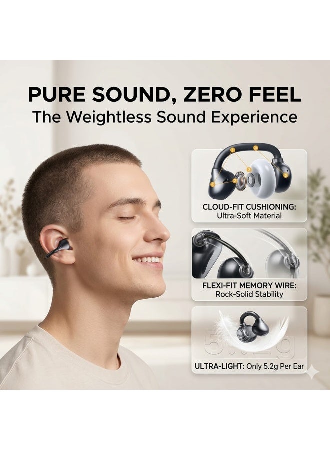 Compare OWSE100 Open Wearable Stereo | ENC Technology | Grey | Wireless Ear Speaker Gray at KSA Price