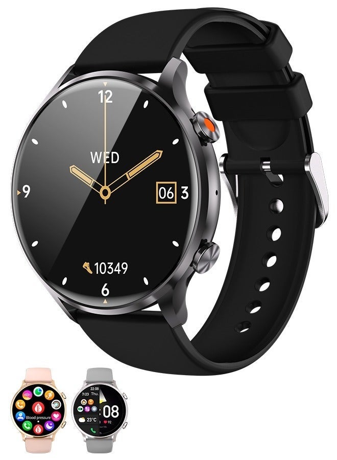 Compare Korean Brand Smart Watch Y5?Business Smartwatch, Waterproof Fitness Watch, Bluetooth Calling, Compatible with Android and iOS,Smartwatch For Men, Zinc Alloy Vacuum Plating, Heart Rate Monitoring?Black at KSA Price