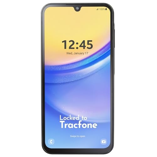 Compare Tracfone, Samsung Galaxy A15 5G, 128GB, Prepaid Smartphone, Black, 50MP Main Camera, Locked at KSA Price