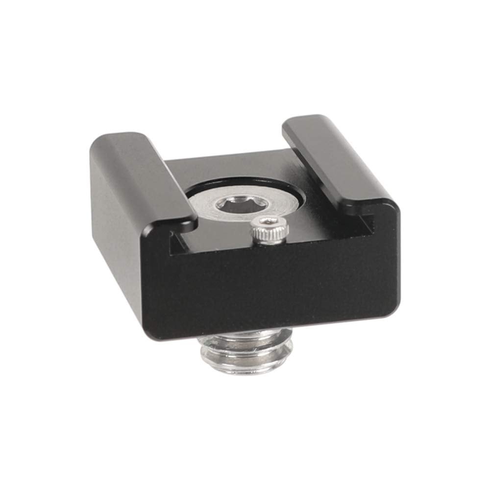 Compare CAMVATE 3816 Cold Shoe Mount Adapter with Locating Pins Compatible for ARRI Standard Mounting Points  2621 at KSA Price