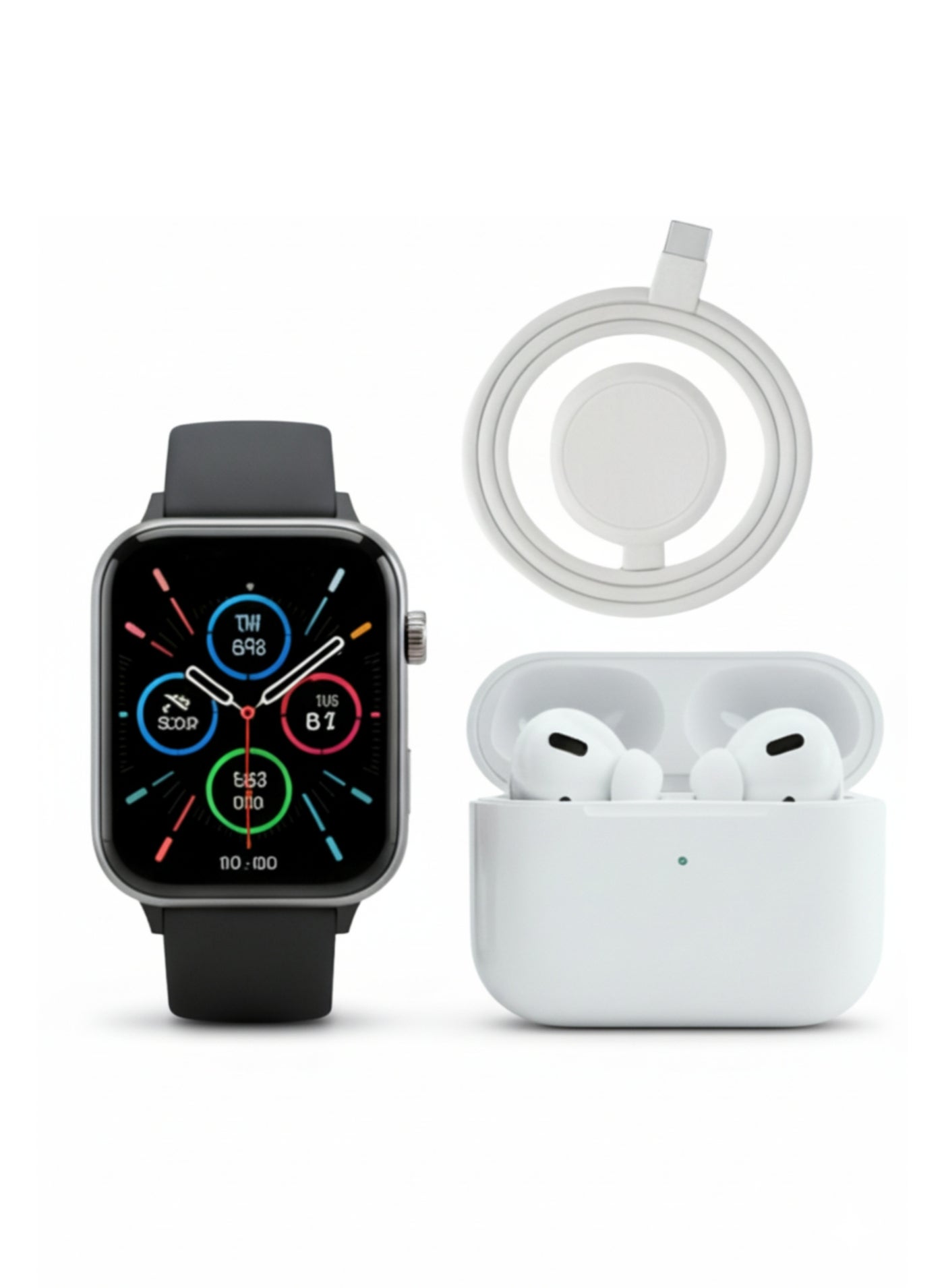 WS-83 MAX Smart Watch with Bluetooth Earbuds & Wireless…