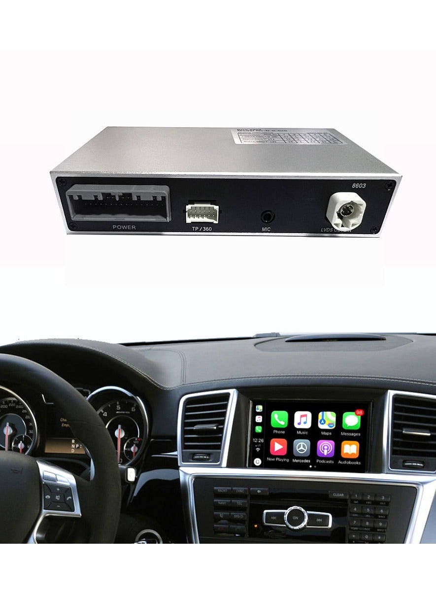 Compare Raymos Wireless Carplay and Android Auto Interface Linux System Multimedia Upgrade for Mercedes Benz NTG4.5   Phone Mapping Local Audio and Video Playback, Supporting the Installation of AHD front and Reverse with 360 Degr at KSA Price