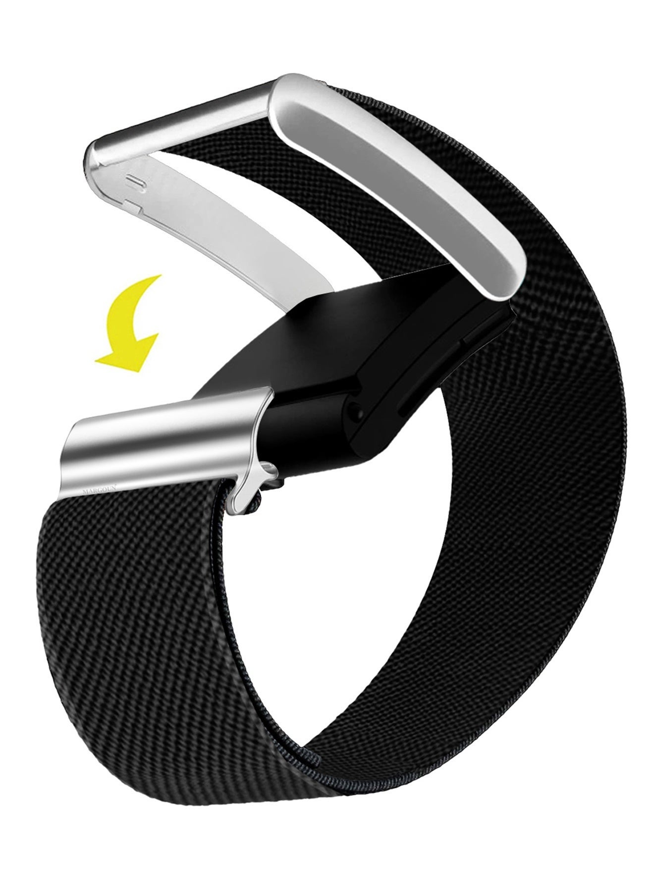 Replacement Nylon Band for Whoop 5.0 with Silver…
