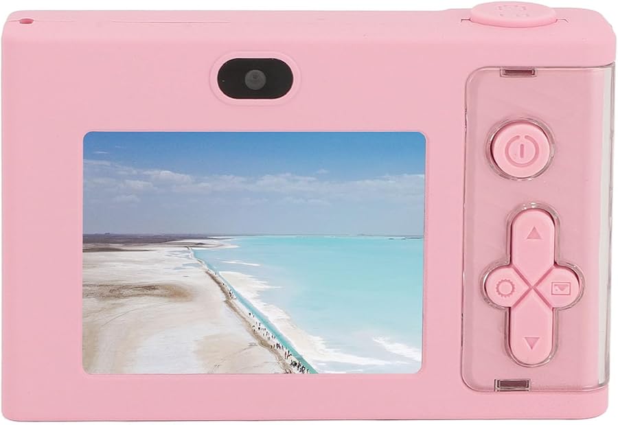 Pink Digital Camera 1080P HD 48MP 8X Zoom Anti…