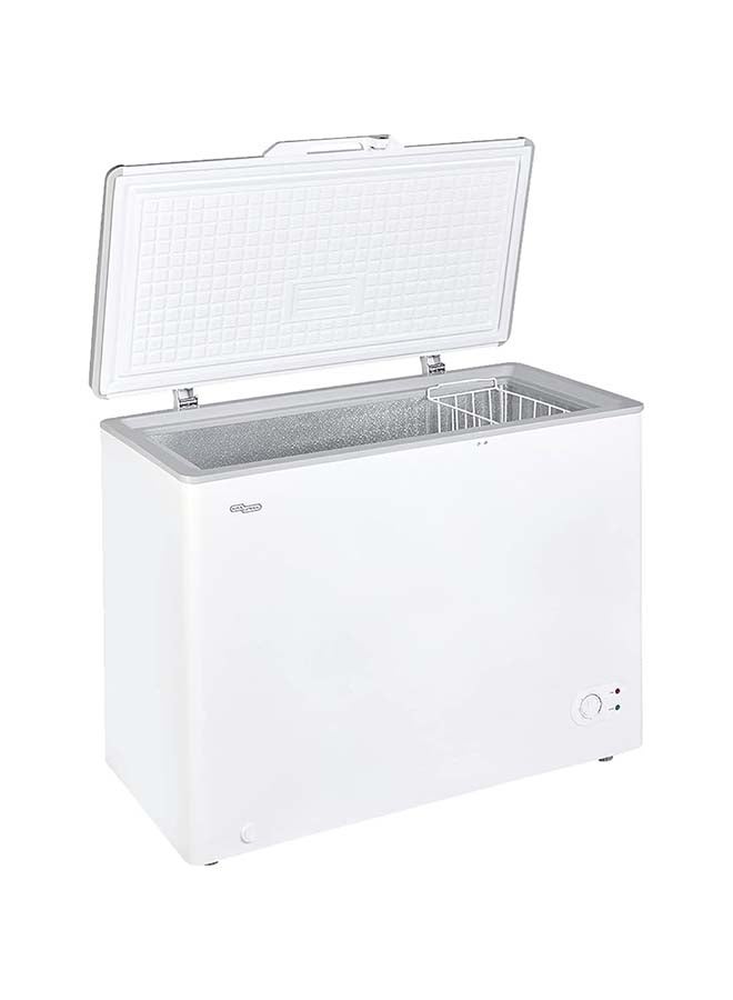 Compare 250 Liter Chest Freezer, Wired Storage Basket, Top Load, Energy Efficient, Lock and Key, R600a, LightWeight Construction  220 W SGF244HE White at KSA Price