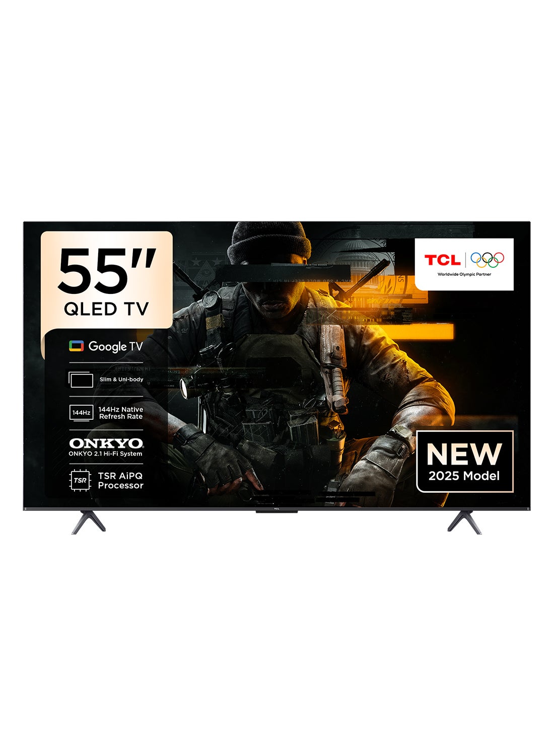 Television 55 Inch Smart TV 4K QLED Colorful…