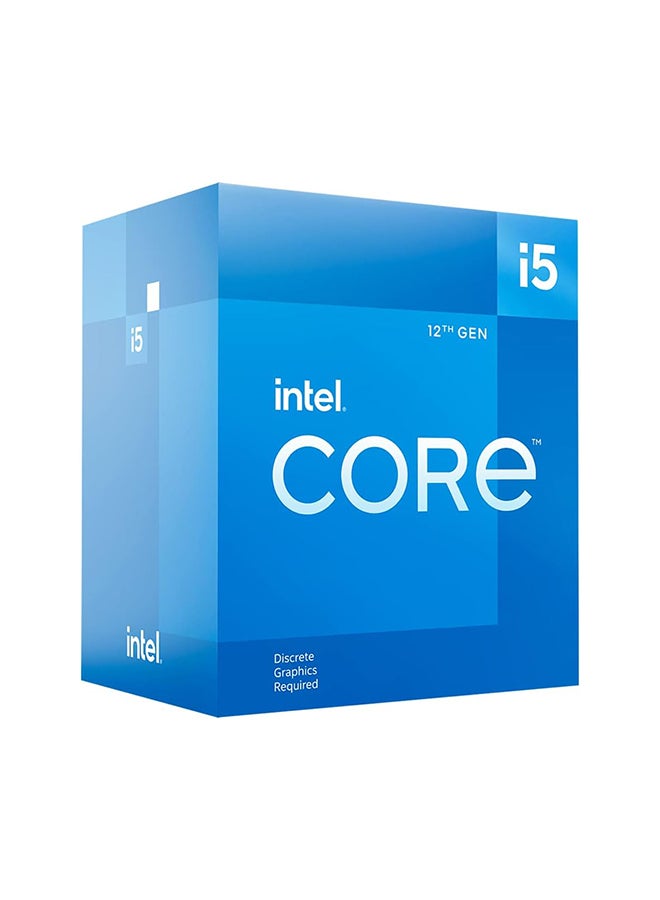 Compare Core i512400F 12th Gen Alder Lake Desktop Processor, 6 Total Cores, 12 Threads, 18 MB Cache, 2.5 GHz Base Frequency, LGA 1700 Socket, 65W Power, 128 GB Max Memory Size, Box Blue at KSA Price