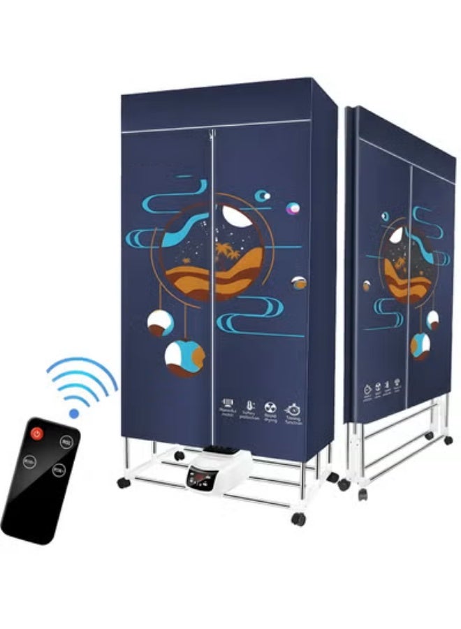 Portable Dryer, Foldable 1500W Electric Clothes Dryer,…
