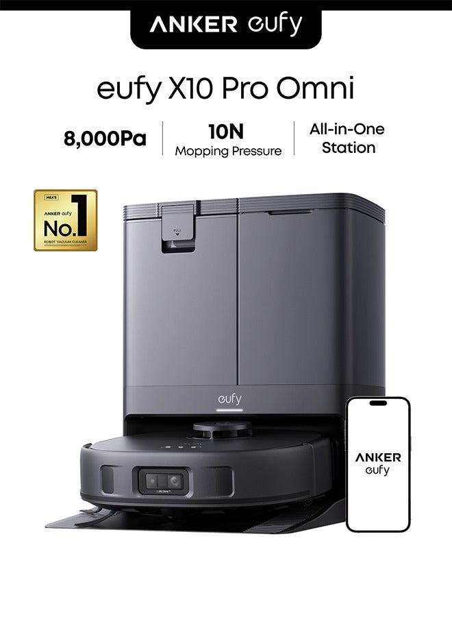 eufy X10 Pro Omni Robot Vacuum Cleaner With…