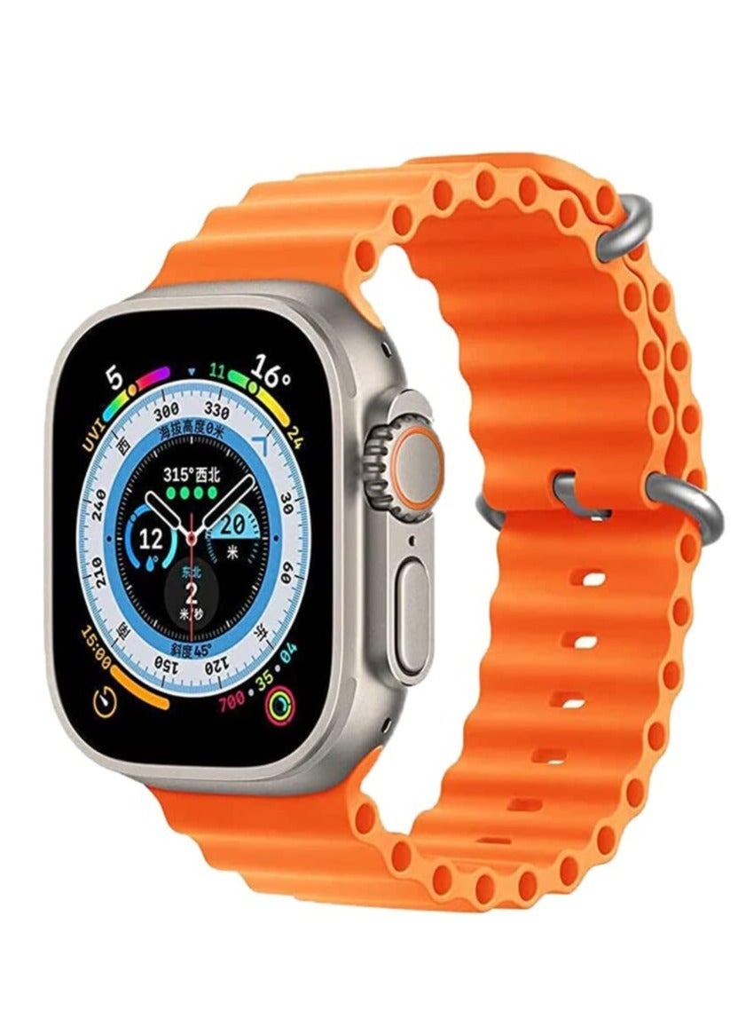 Compare New S8 Ultra Smartwatch Series 8 S8 Smart Watch Ultra AI Voice Smart Watch 2.0inch Bluetooth Call Wriless Charging Watch 8 Ultra at KSA Price