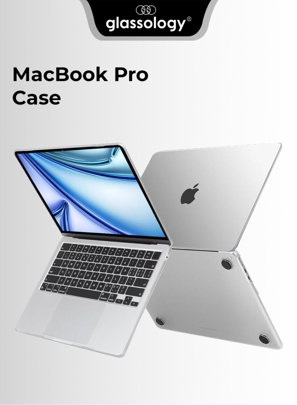 Compare MacBook Pro 14.2 Inch Case 2021 Release A2442 With M1 ProMax Chip And Touch ID And Retina Clear Plastic Laptop Hard Shell Case with Tempered Glass Screen Protector at KSA Price