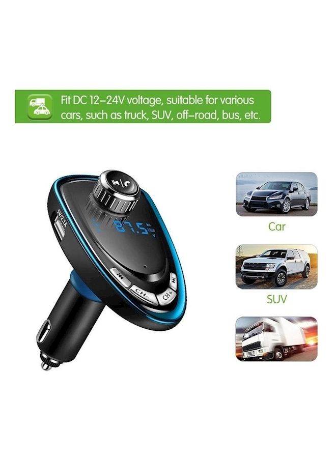 Dual USB Bluetooth Fm Transmitter