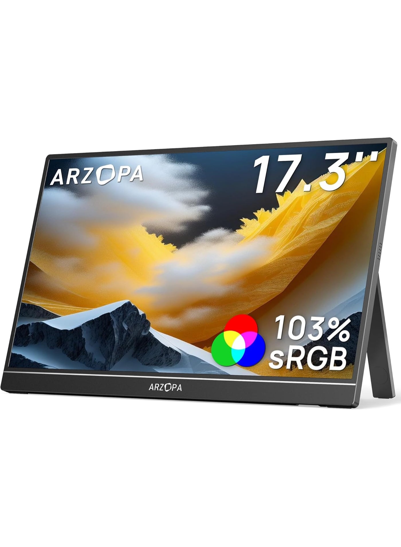 17.3 Inch Portable Monitor FHD 1080P IPS Laptop…