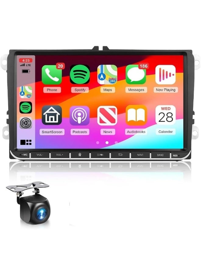 Compare Car Stereo for Volkswagen VW PassatGolfJettaTiguan Support Wireless Carplay&Android Auto, 9 inch IPS Touchscreen VW Radio with GPS, WiFi, FM Radio+AHD Backup Camera+MIC 4GB RAM Fast Interface at KSA Price