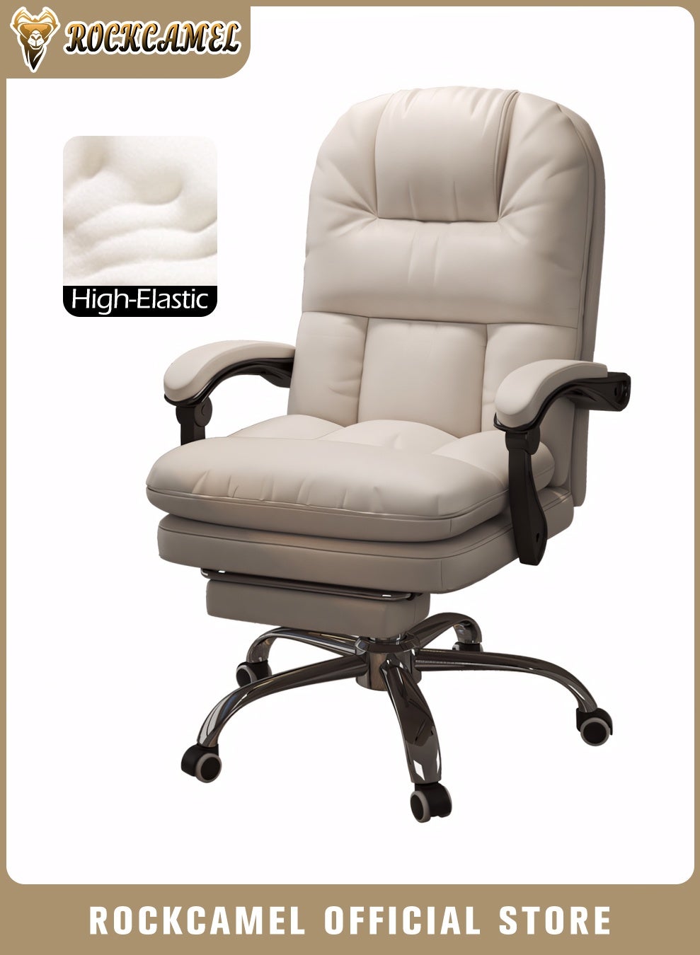 Ergonomic Gaming Chair Office Chair with Retractable…