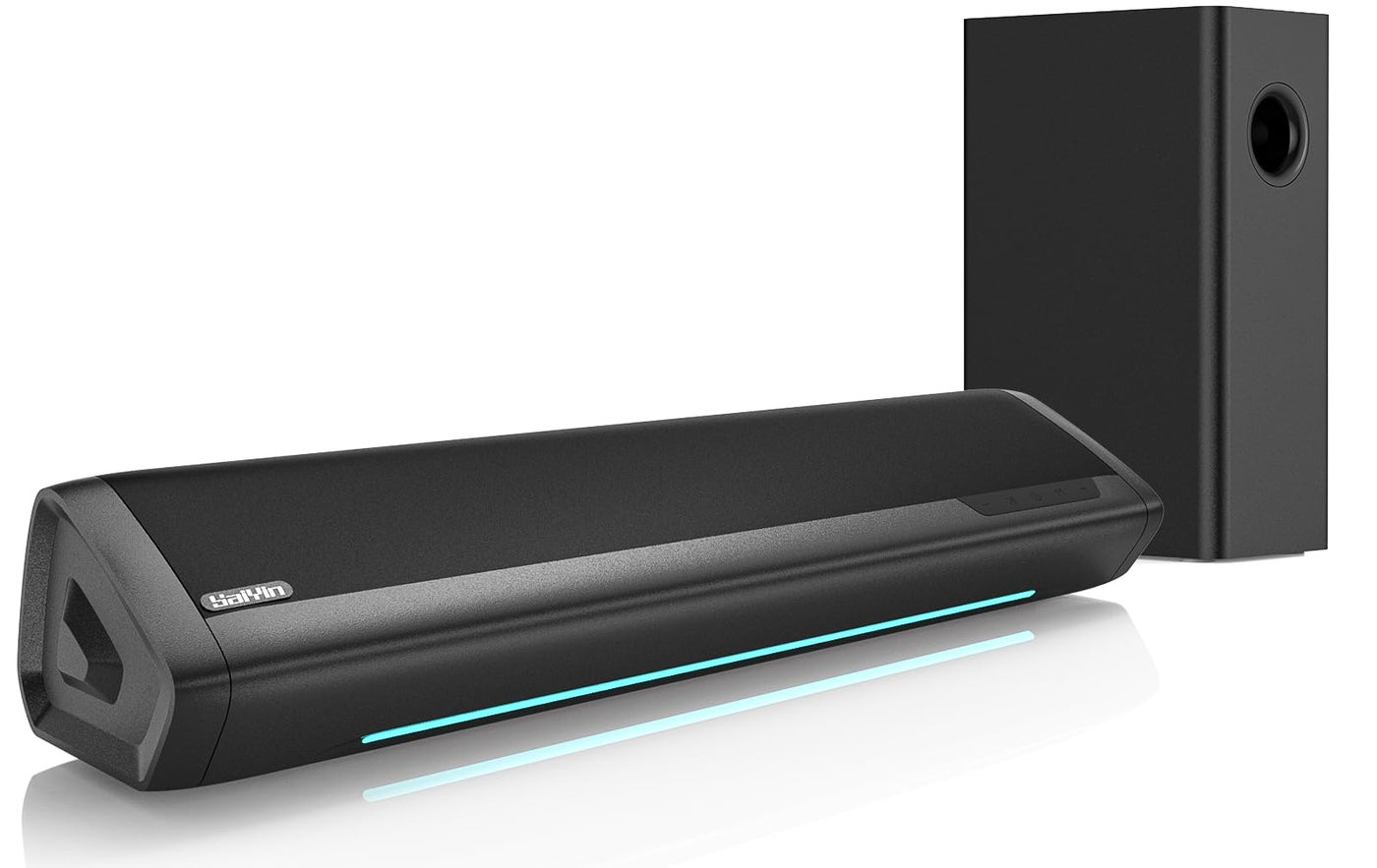 Saiyin 2.1CH Sound Bar with Subwoofer for TV,…