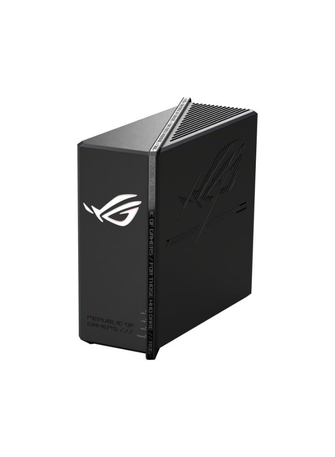 Compare ROG STRIX GSBE18000 Triband WiFi 7 802.11be Gaming Router, support new 320MHz bandwidth & 4096QAM, 8 x 2.5G ports, Triplelevel Game Acceleration, Mobile Game Mode, AURA RGB, AiMesh support, subscriptionfree network security a at KSA Price