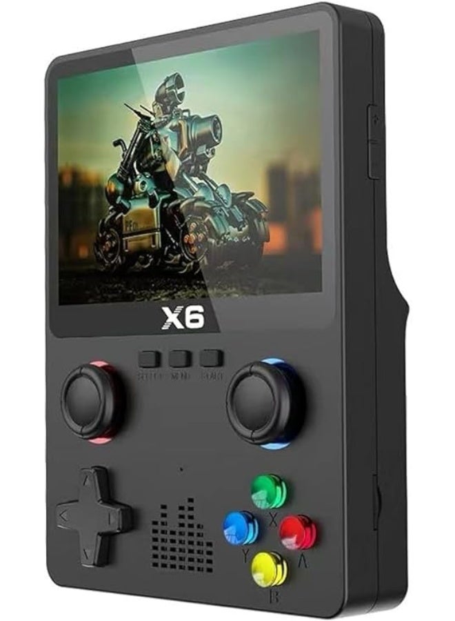 Compare X6 Handheld Game Console – 3.5Inch IPS Display, 10,000 BuiltIn Retro Games, 32GB Storage, Dual Joysticks, Stereo Speakers & TF Card Support at KSA Price