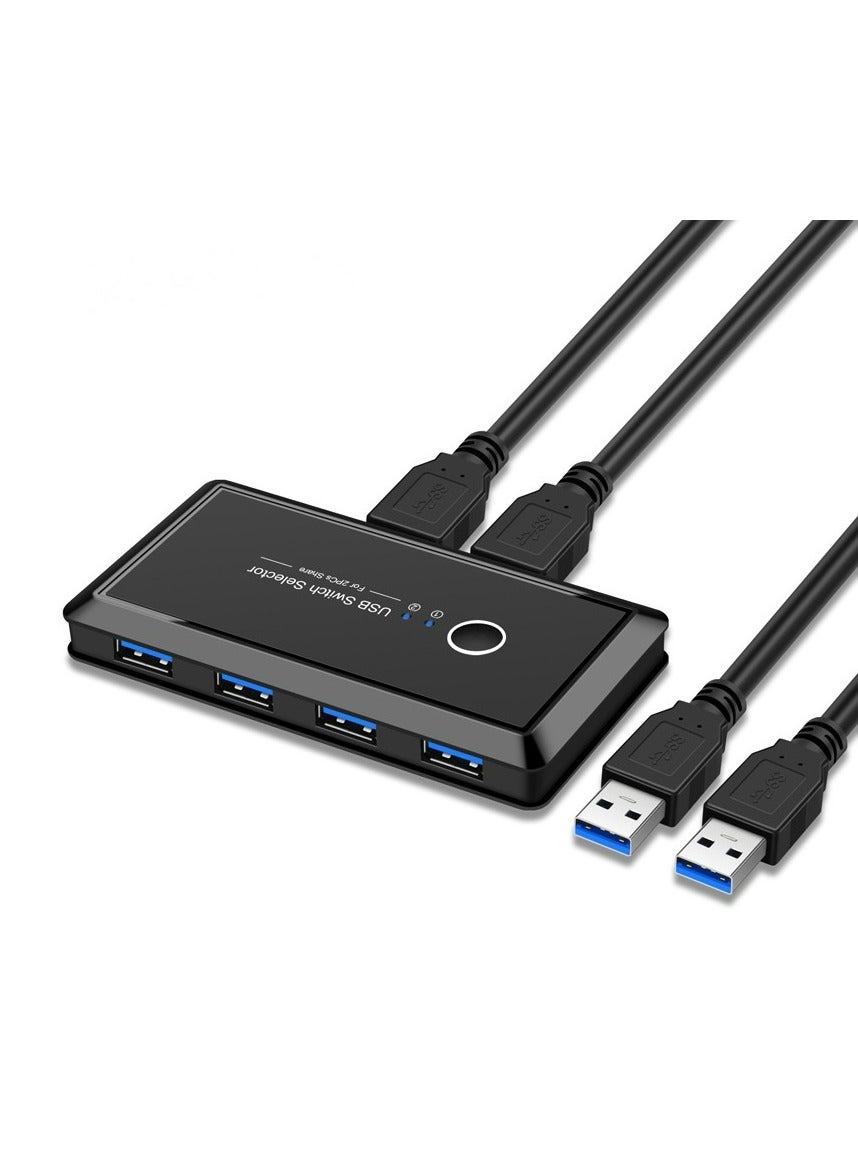 Compare Joyelink USB 3.0 Switch, USB Switcher 2 Computers Share 4 USB Devices Peripheral USB Switch for PC Printer Scanner Mouse Keyboard, USB KVM Switch Compatible with MacWindowsLinux at KSA Price