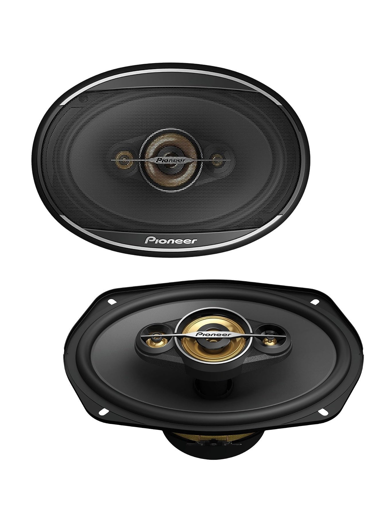 Compare Pioneer TSA6978S – 6 x 9 4Way Coaxial Car Speakers | 100W RMS  650W Peak at KSA Price