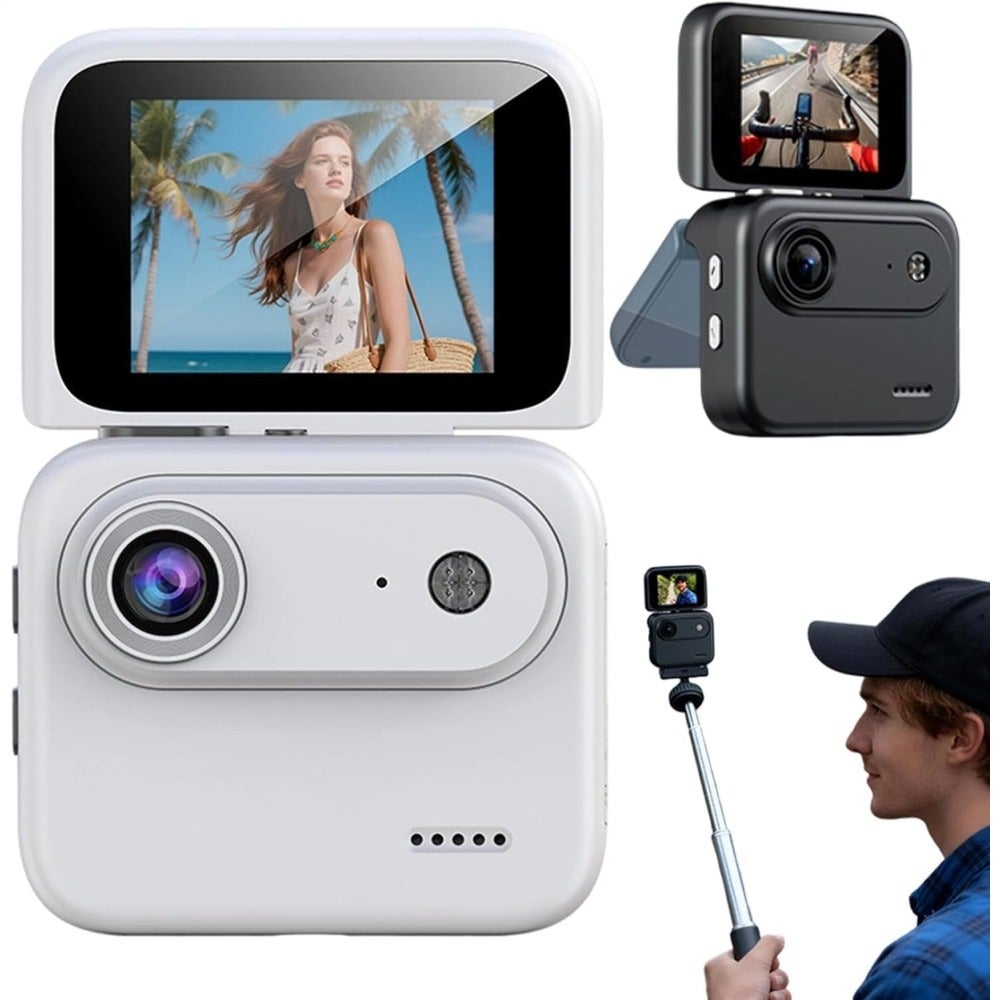 4K Action Camera with Flip Screen 360 Panoramic…