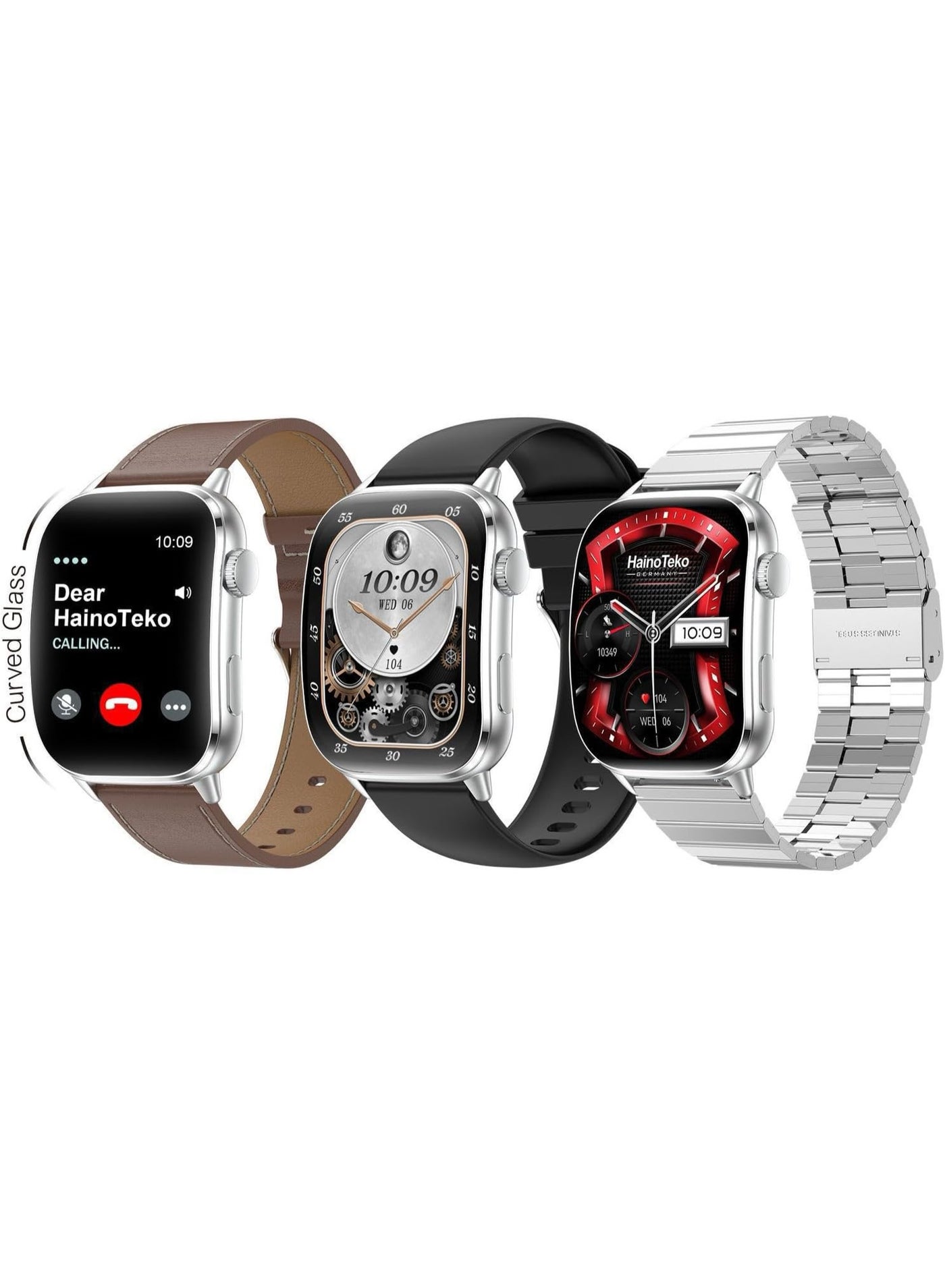 Compare Haino Teko14 AMOLED Smartwatch for Men & Women – 1.43 HD Display, 10Day Battery Life, Waterproof Fitness Tracker with 3 Interchangeable Straps & Magnetic Charging Cable at KSA Price