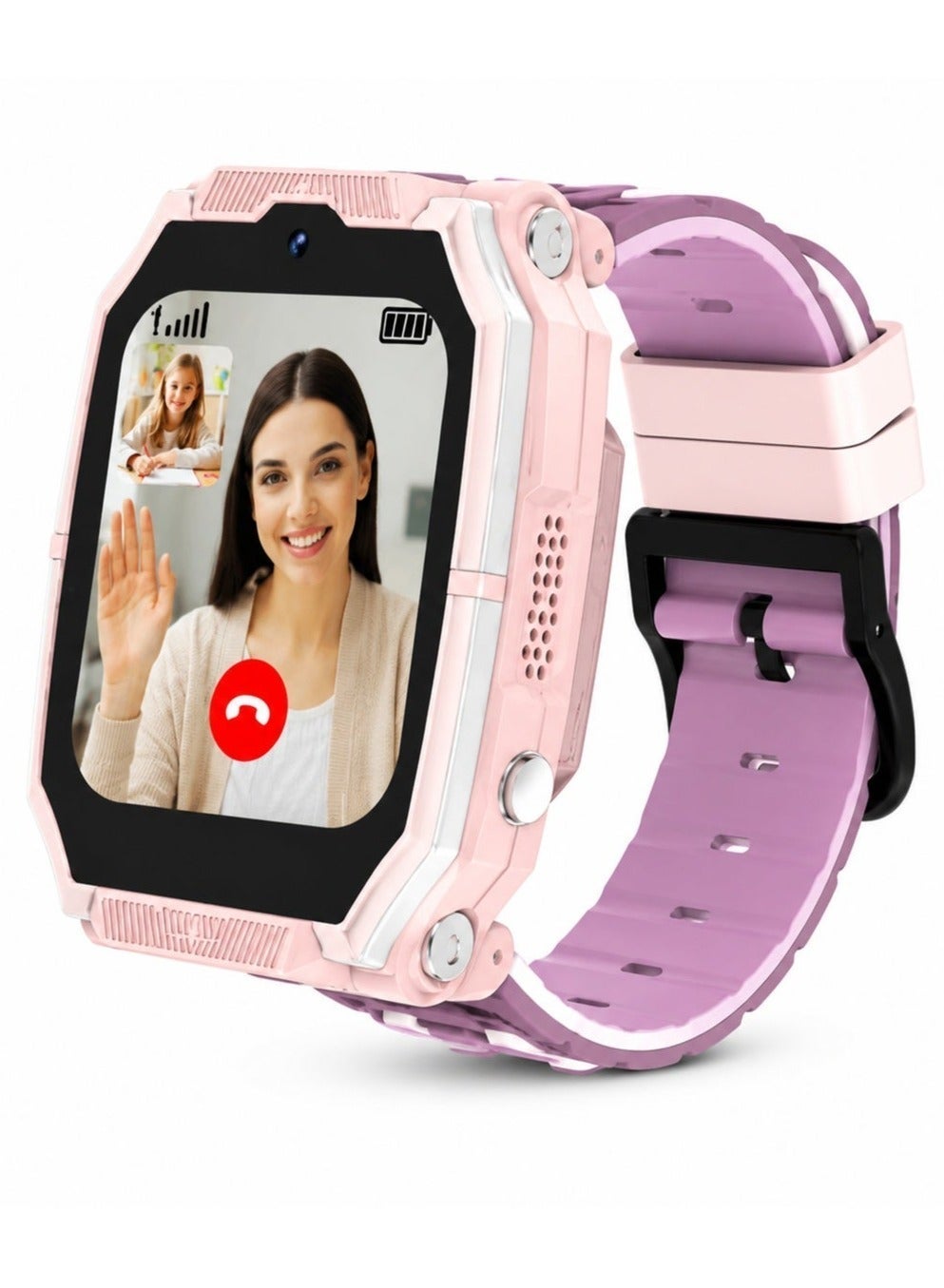 Compare C13 Kids Smartwatch 5G 4G Video Calling with 360° Rotating Dual Camera, Detachable Design, SIM Card Support, Touchscreen Digital Watch for Boys & Girls at KSA Price