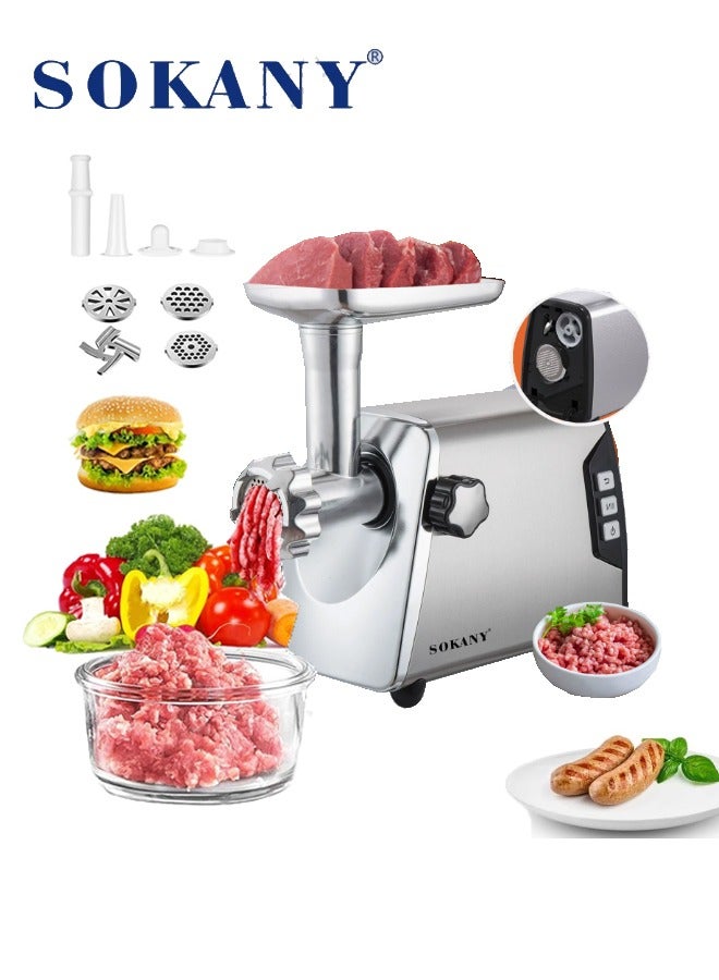 Electric Meat Mincer 3800 W Max Minced Meat…
