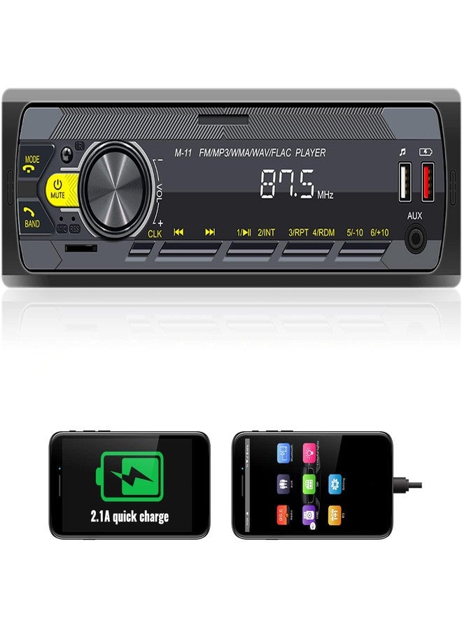Compare UNITOPSCI Single Din Car Stereo Bluetooth 5.0 Multimedia Audio Receiver, Push to Talk Assistant, HandsFree Call Voice Control, MP3FMAUX inUSBTF Input APP Control LCD Digital Display at KSA Price