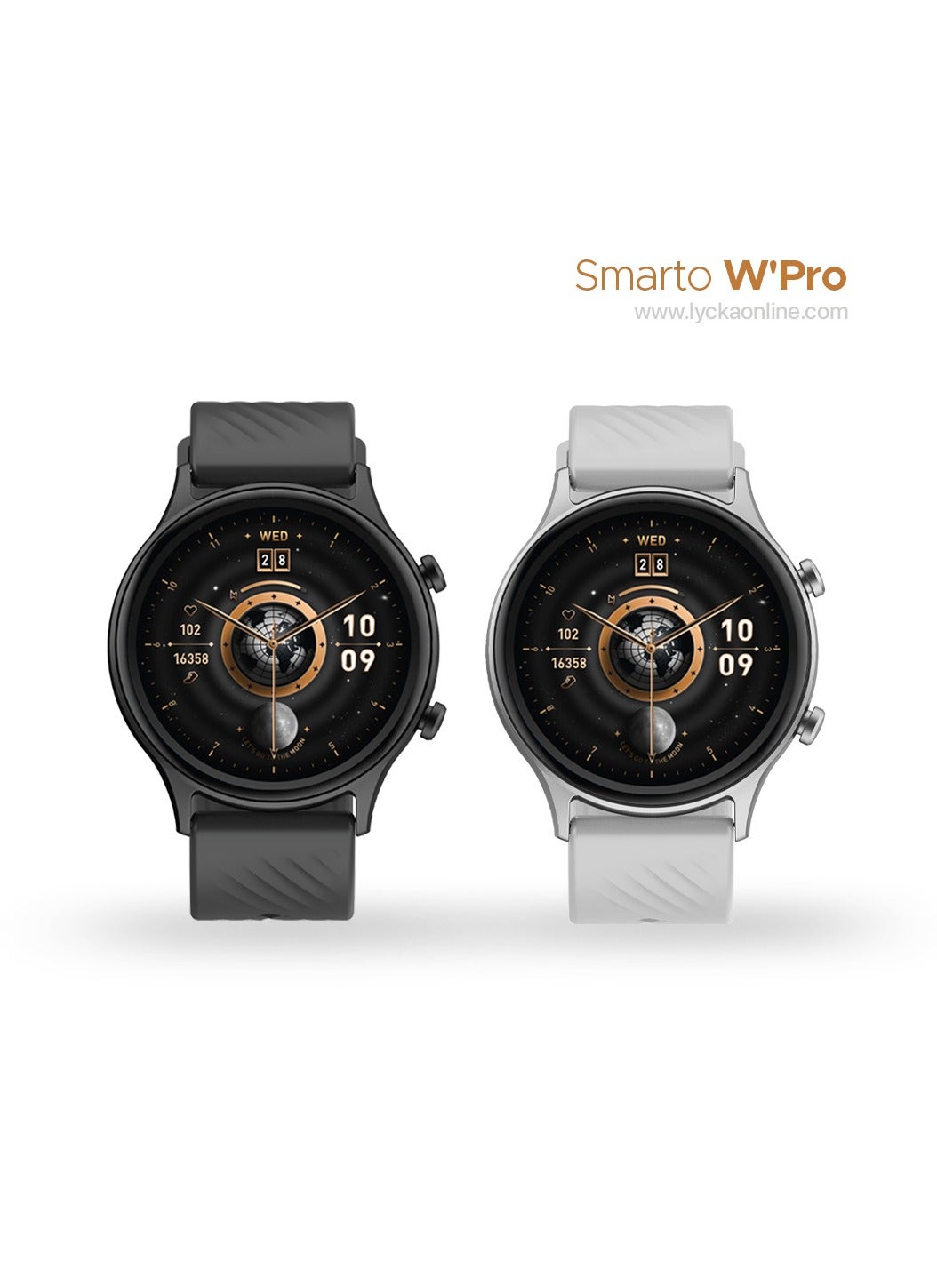 Compare Lycka Smarto W’Pro – The NextGen Smartwatch with Style, Power & Precision and Standby time: 1015 days Using time: 57 days at KSA Price
