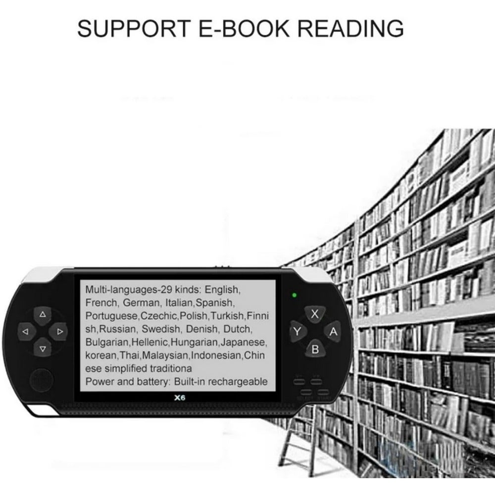 SKEIDO X6 Handheld Game Console 4.3 inch 8G…