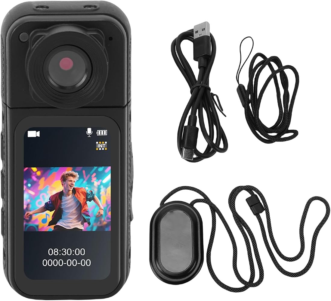 1080P Thumb Action Camera, Magnetic One Click Recording…
