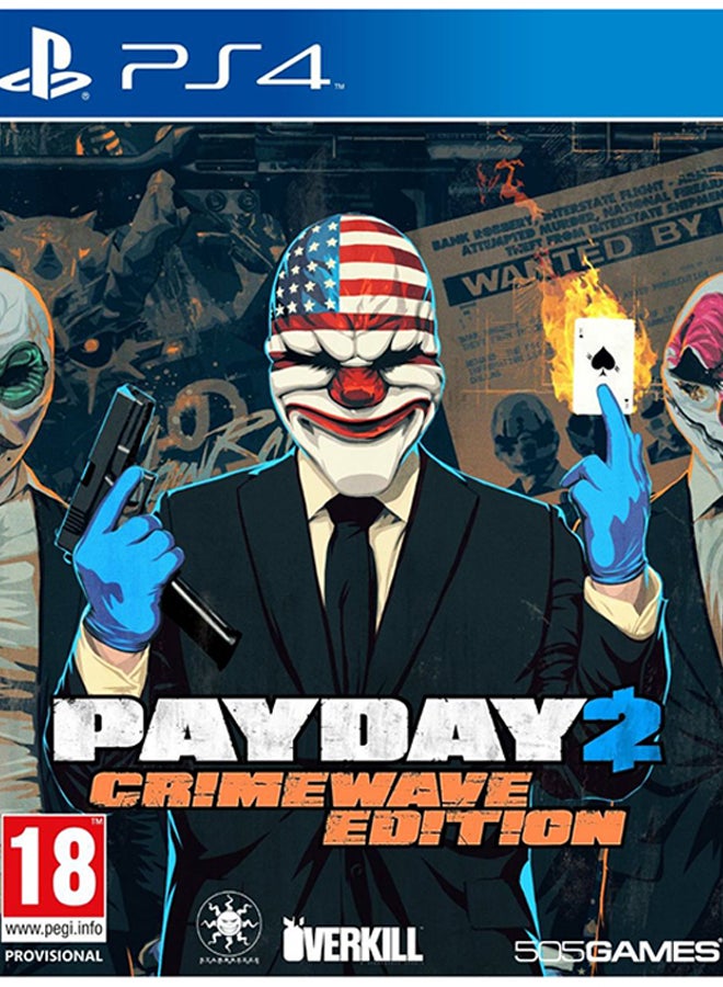 Compare Payday 2 : Crimewave Edition Intl Version  Action & Shooter  playstation_4_ps4 at KSA Price